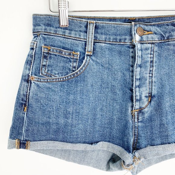 ❌SOLD-Joe's Tory Wash Rolled Hem Jean Shorts 27 - Picture 2 of 7